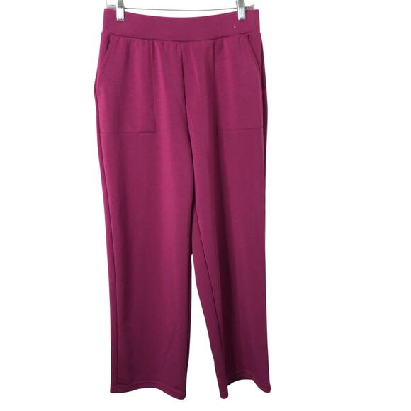 Mondetta Women's Purple Straight Leg High-Rise Athletic Pull-On Pants Medium - Picture 1 of 7